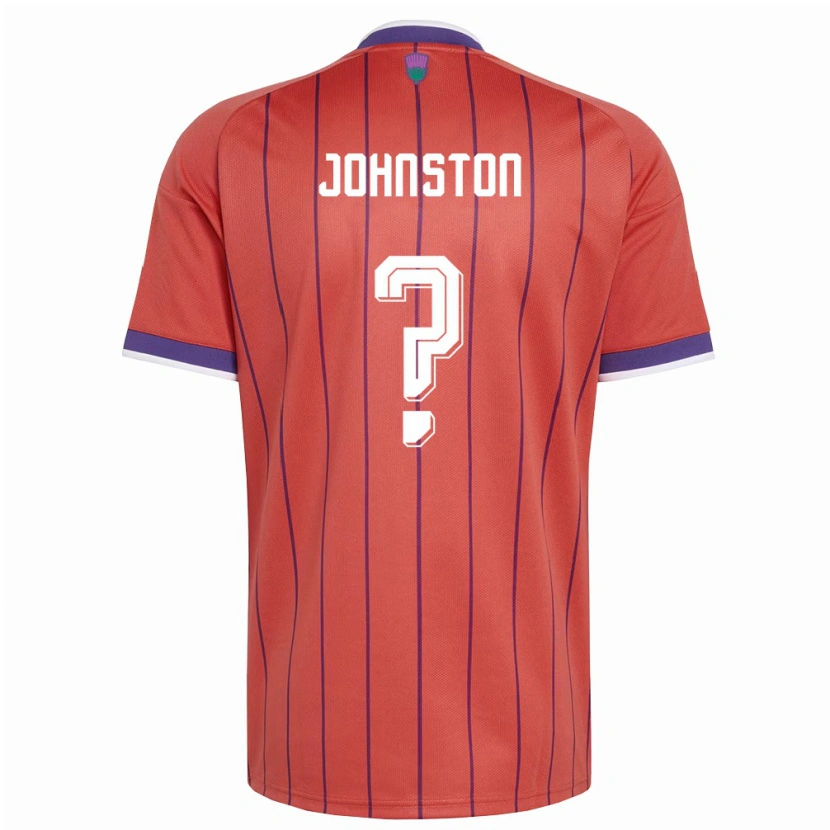 Danxen Kid Scotland Max Johnston #0 Orange Purple Away Jersey 26-28 T-Shirt