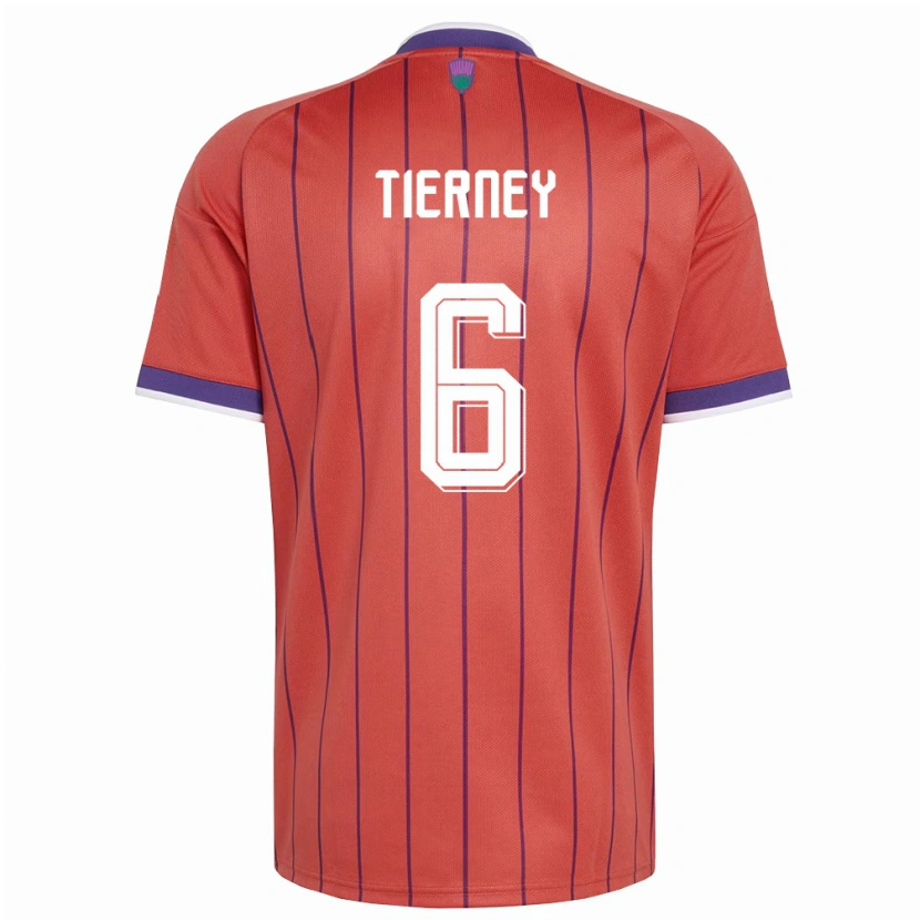 Danxen Kid Scotland Kieran Tierney #6 Orange Purple Away Jersey 26-28 T-Shirt