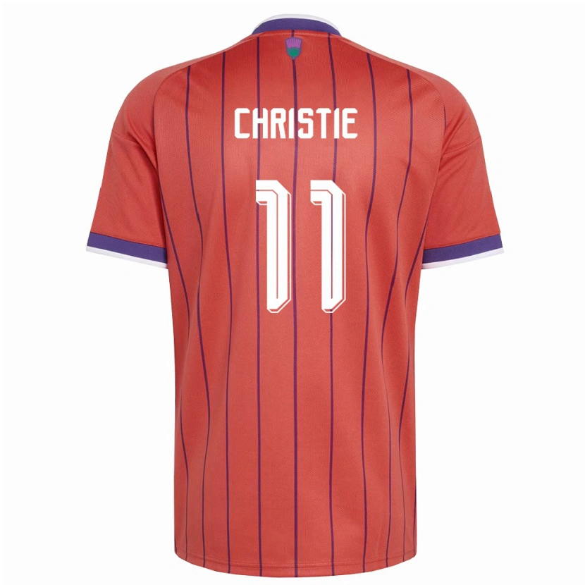 Danxen Kid Scotland Ryan Christie #11 Orange Purple Away Jersey 26-28 T-Shirt