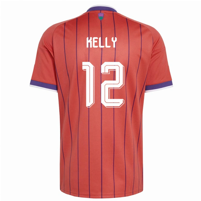 Danxen Kid Scotland Liam Kelly #12 Orange Purple Away Jersey 26-28 T-Shirt