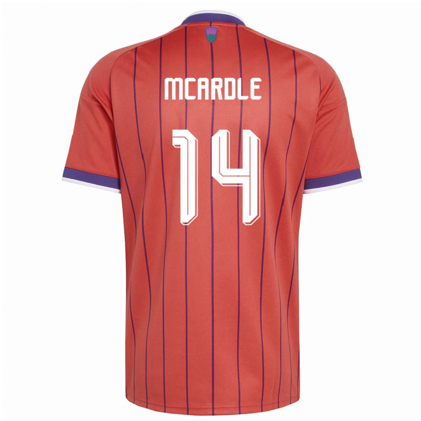 Danxen Kid Scotland Sean Mcardle #14 Orange Purple Away Jersey 26-28 T-Shirt