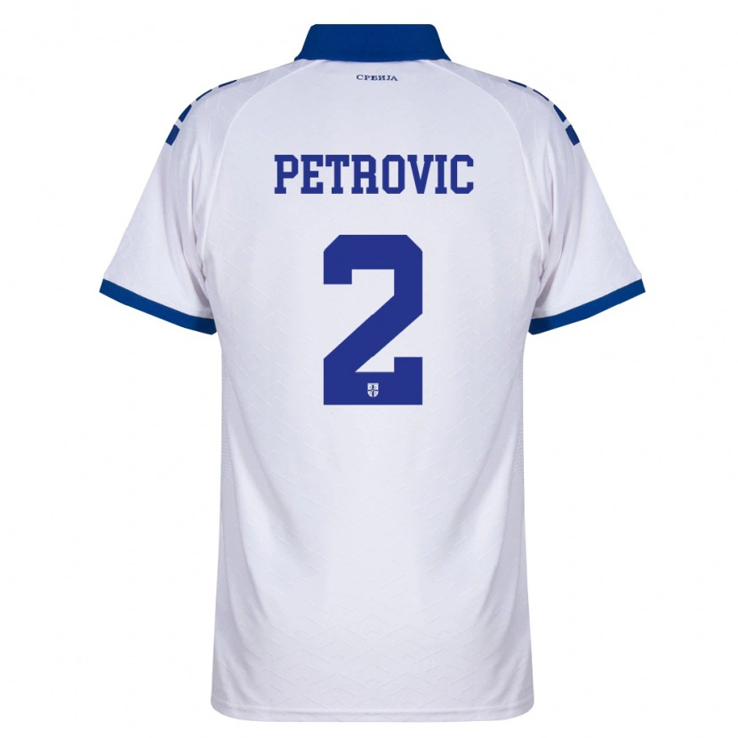 Danxen Kid Serbia Djordje Petrovic #2 Navy White Red Away Jersey 26-28 T-Shirt