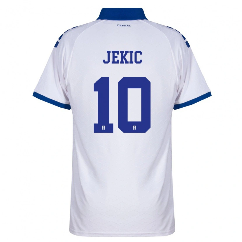 Danxen Kid Serbia Nikola Jekic #10 Navy White Red Away Jersey 26-28 T-Shirt