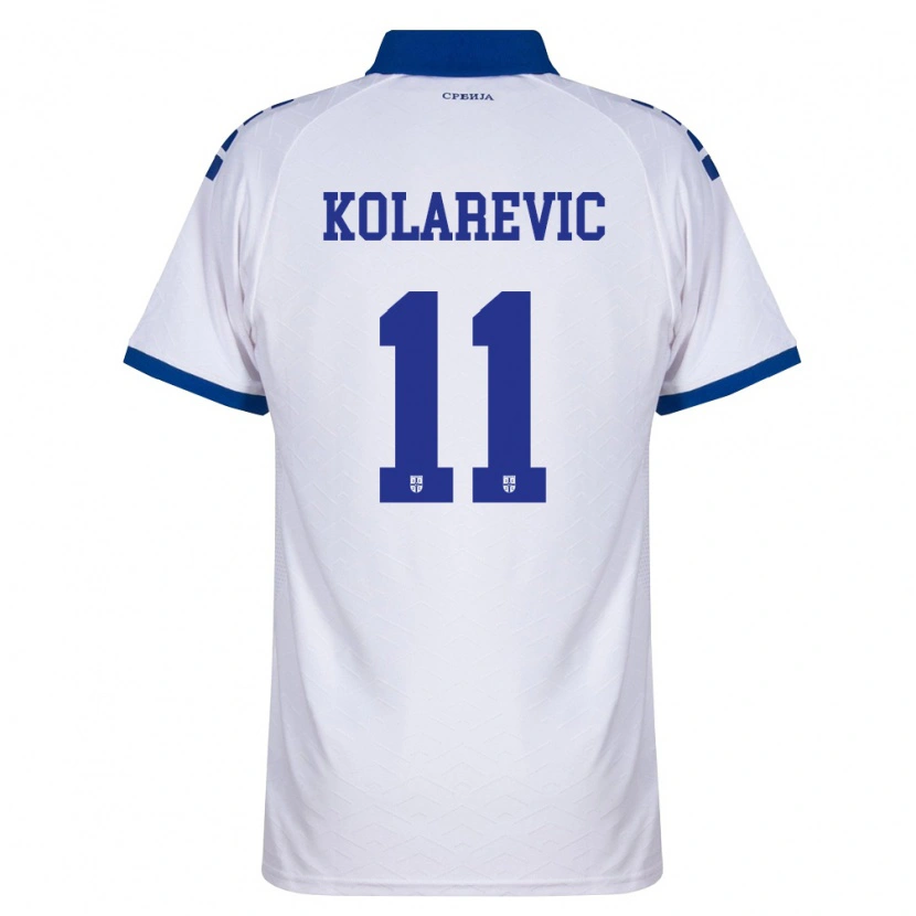 Danxen Kid Serbia Milan Kolarevic #11 Navy White Red Away Jersey 26-28 T-Shirt