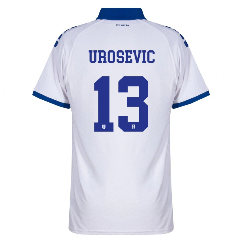 Danxen Kid Serbia David Urosevic #13 Navy White Red Away Jersey 26-28 T-Shirt