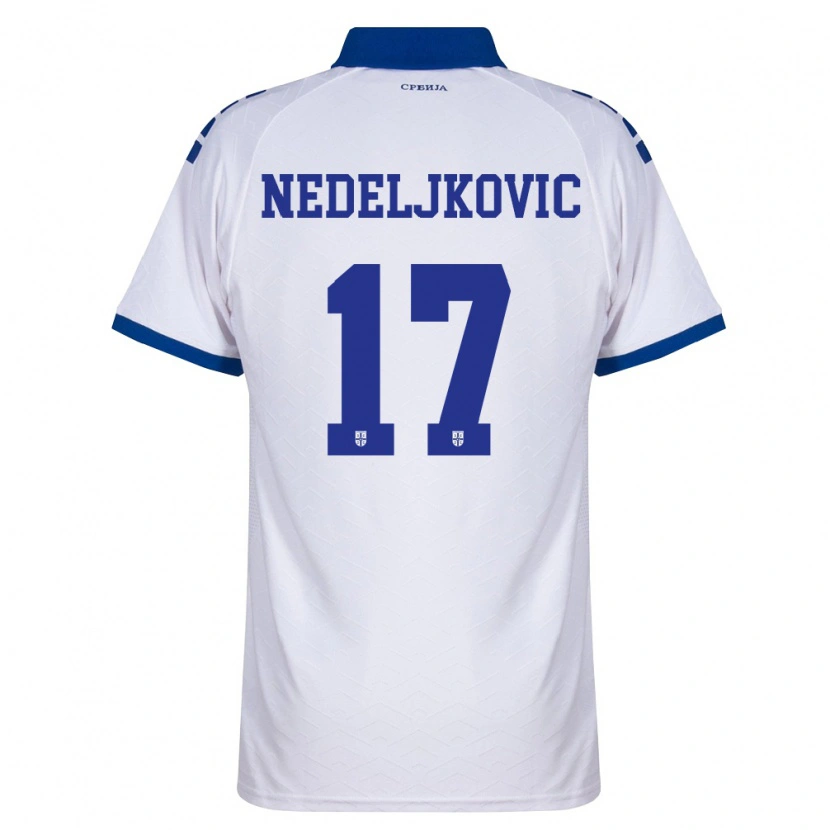 Danxen Kid Serbia Kosta Nedeljkovic #17 Navy White Red Away Jersey 26-28 T-Shirt