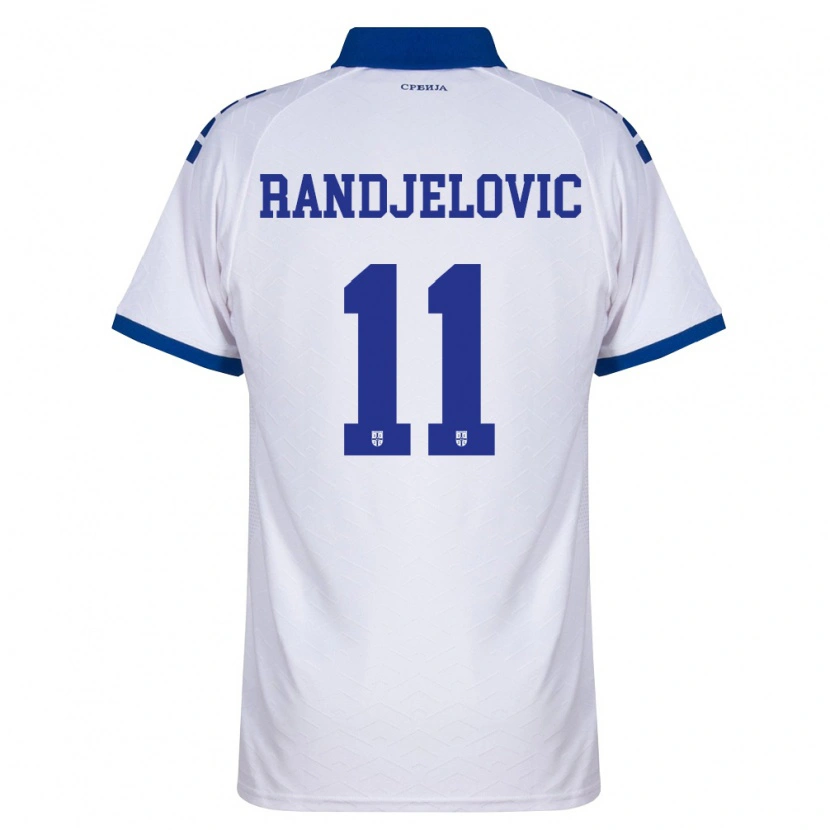Danxen Kid Serbia Lazar Randjelovic #11 Navy White Red Away Jersey 26-28 T-Shirt