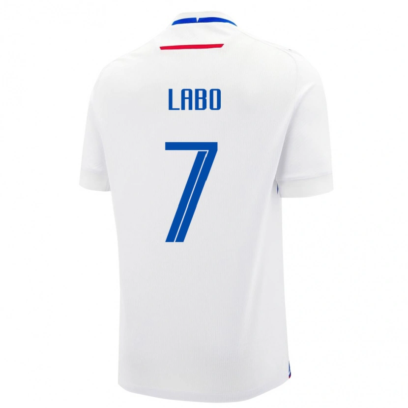 Danxen Kid Slovakia Adam Labo #7 White Blue Away Jersey 26-28 T-Shirt
