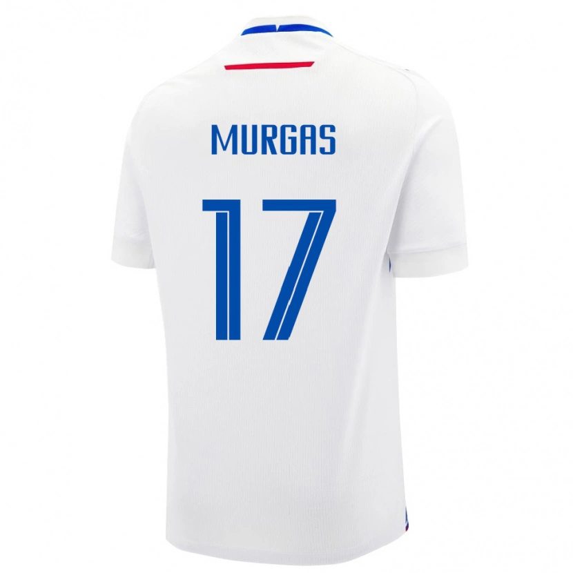 Danxen Kid Slovakia Jan Murgas #17 White Blue Away Jersey 26-28 T-Shirt