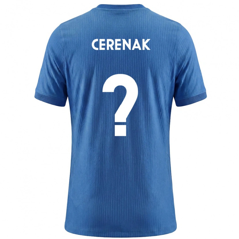 Danxen Kid Slovenia Jas Cerenak #0 Blue White Away Jersey 26-28 T-Shirt