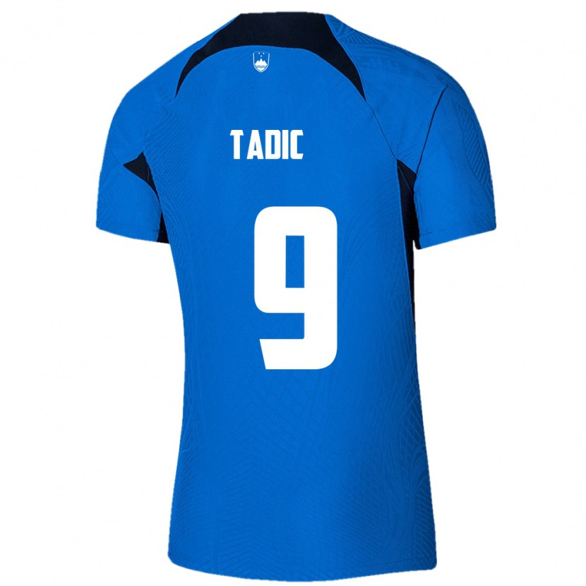Danxen Kid Slovenia Matej Tadic #9 Blue White Away Jersey 26-28 T-Shirt