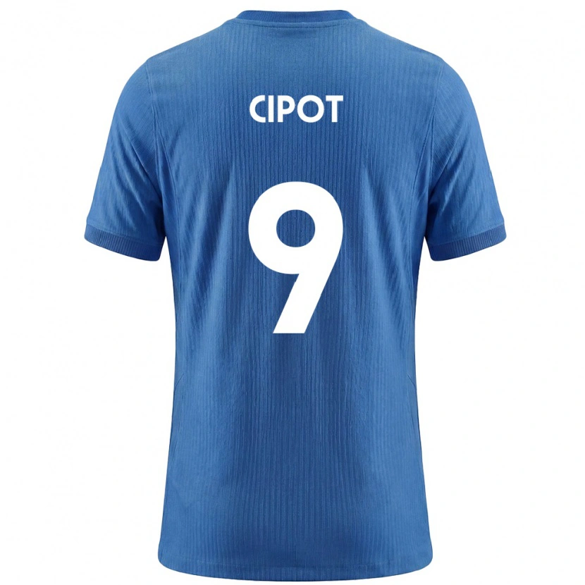 Danxen Kid Slovenia Tio Cipot #9 Blue White Away Jersey 26-28 T-Shirt