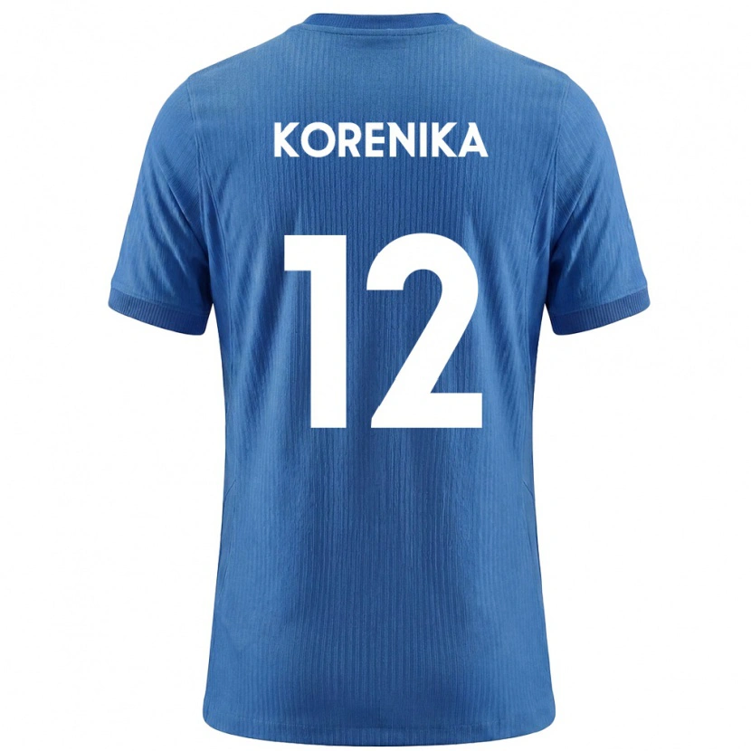 Danxen Kid Slovenia Matej Korenika #12 Blue White Away Jersey 26-28 T-Shirt