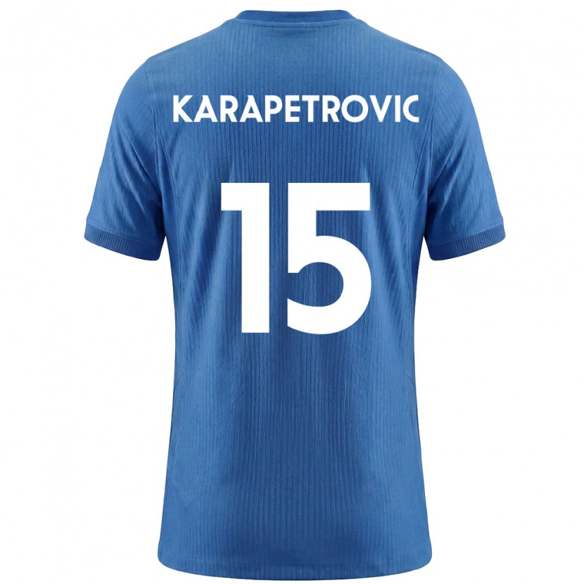 Danxen Kid Slovenia Luka Karapetrovic #15 Blue White Away Jersey 26-28 T-Shirt