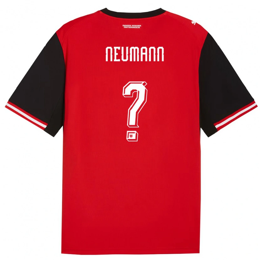 Danxen Men Austria Moritz Neumann #0 Black White Home Jersey 26-28 T-Shirt