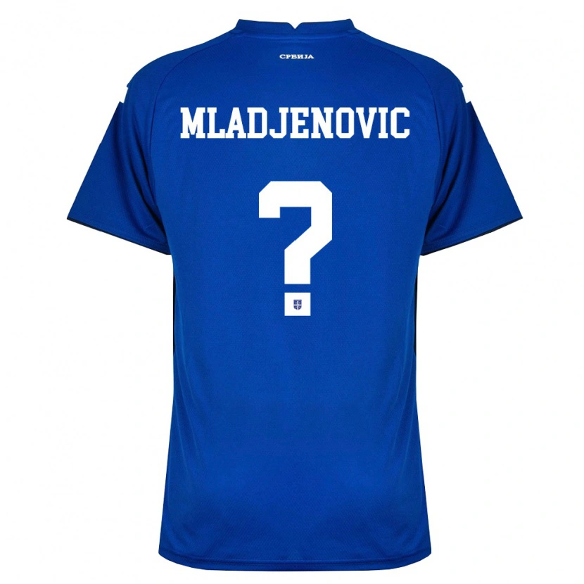 Danxen Men Serbia Uros Mladjenovic #0 Navy Red Home Jersey 26-28 T-Shirt