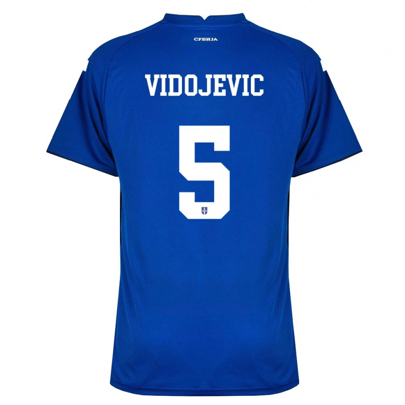 Danxen Men Serbia Nemanja Vidojevic #5 Navy Red Home Jersey 26-28 T-Shirt