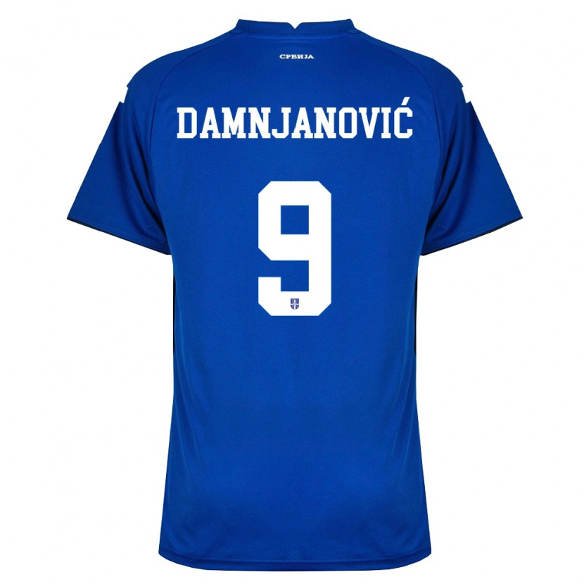 Danxen Men Serbia Jovana Damnjanovic #9 Navy Red Home Jersey 26-28 T-Shirt