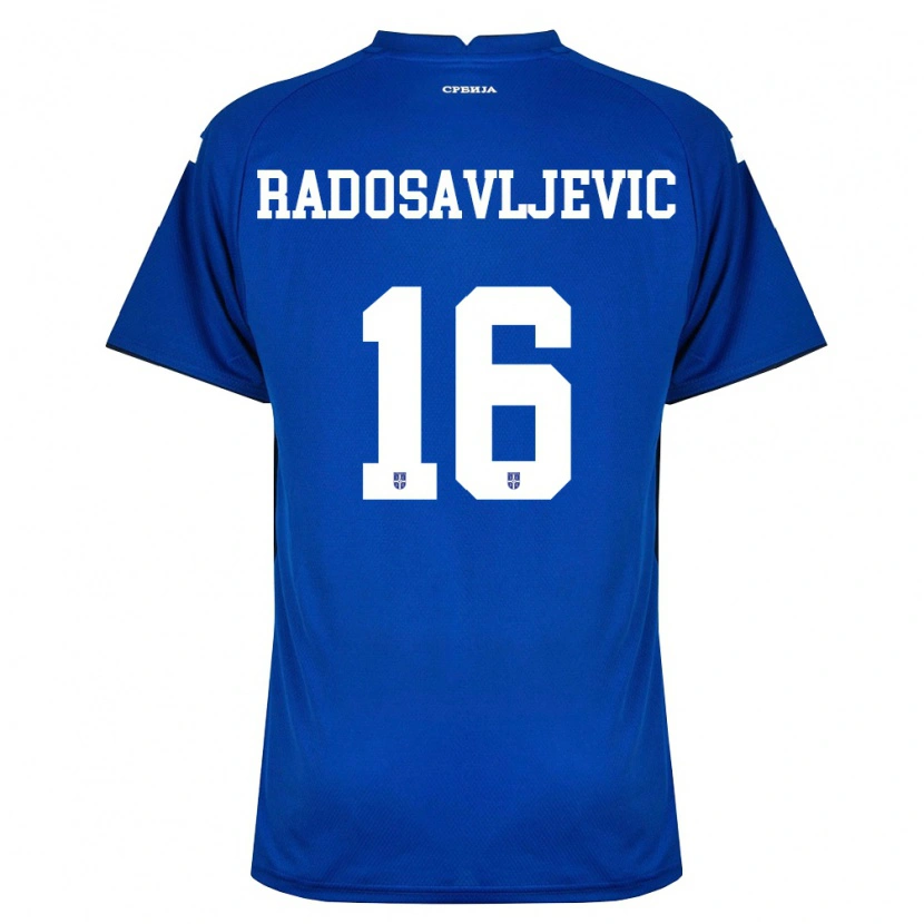 Danxen Men Serbia Lazar Radosavljevic #16 Navy Red Home Jersey 26-28 T-Shirt