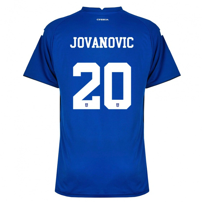 Danxen Men Serbia Matija Jovanovic #20 Navy Red Home Jersey 26-28 T-Shirt