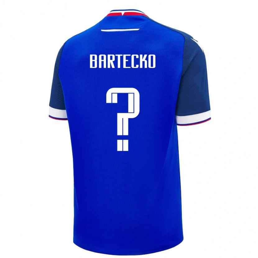 Danxen Men Slovakia Max Bartecko #0 Blue White Home Jersey 26-28 T-Shirt