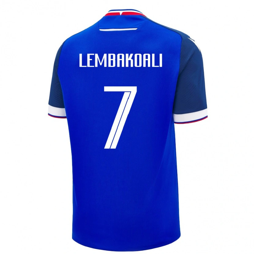 Danxen Men Slovakia Alan Lembakoali #7 Blue White Home Jersey 26-28 T-Shirt