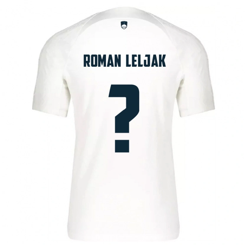 Danxen Men Slovenia Nejc Roman Leljak #0 White Blue Home Jersey 26-28 T-Shirt