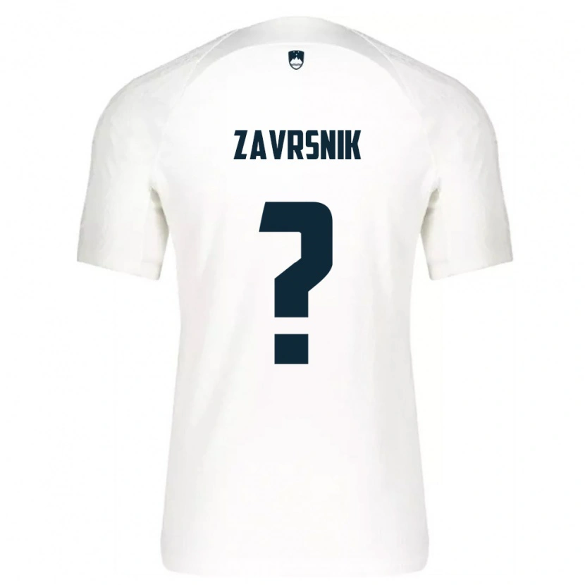 Danxen Men Slovenia Nik Zavrsnik #0 White Blue Home Jersey 26-28 T-Shirt