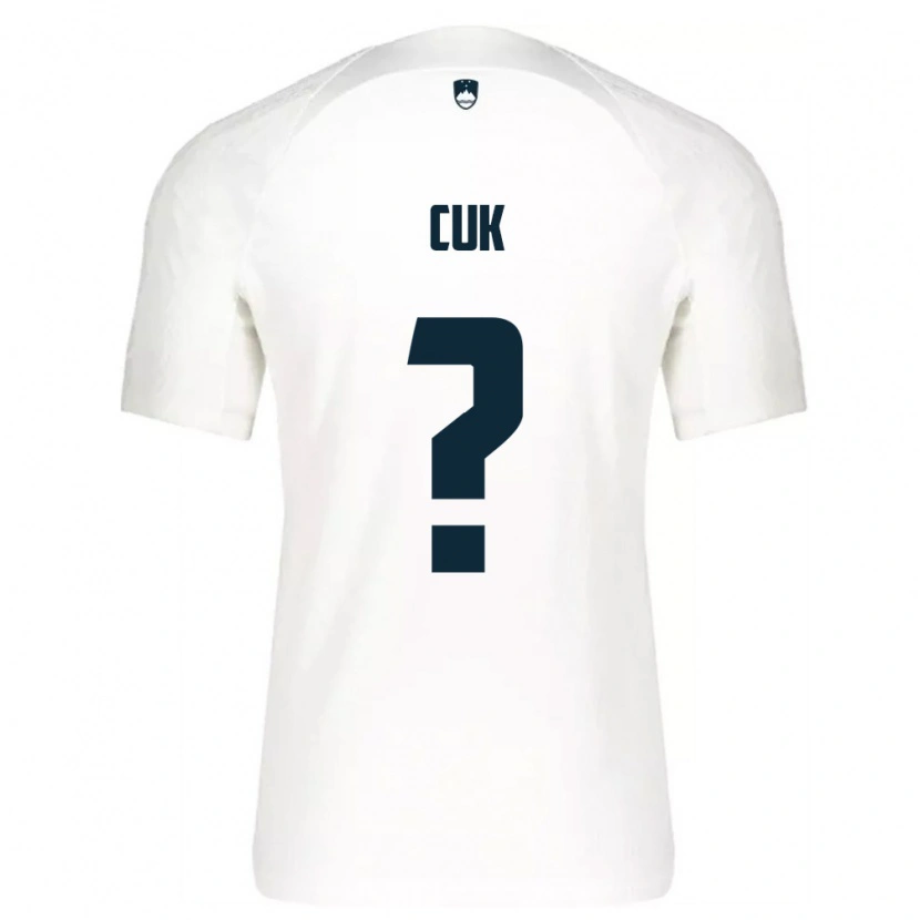 Danxen Men Slovenia Tine Cuk #0 White Blue Home Jersey 26-28 T-Shirt
