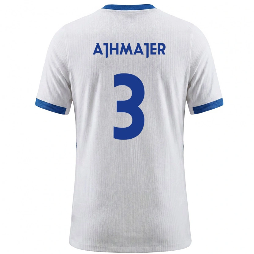 Danxen Men Slovenia Nejc Ajhmajer #3 White Blue Home Jersey 26-28 T-Shirt