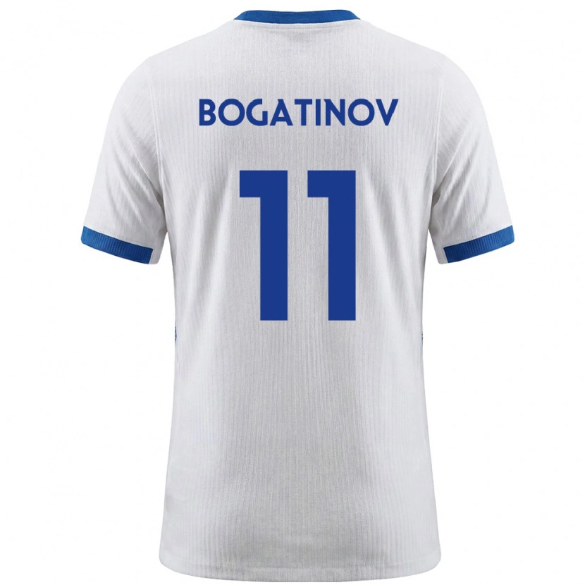 Danxen Men Slovenia Gabriel Bogatinov #11 White Blue Home Jersey 26-28 T-Shirt