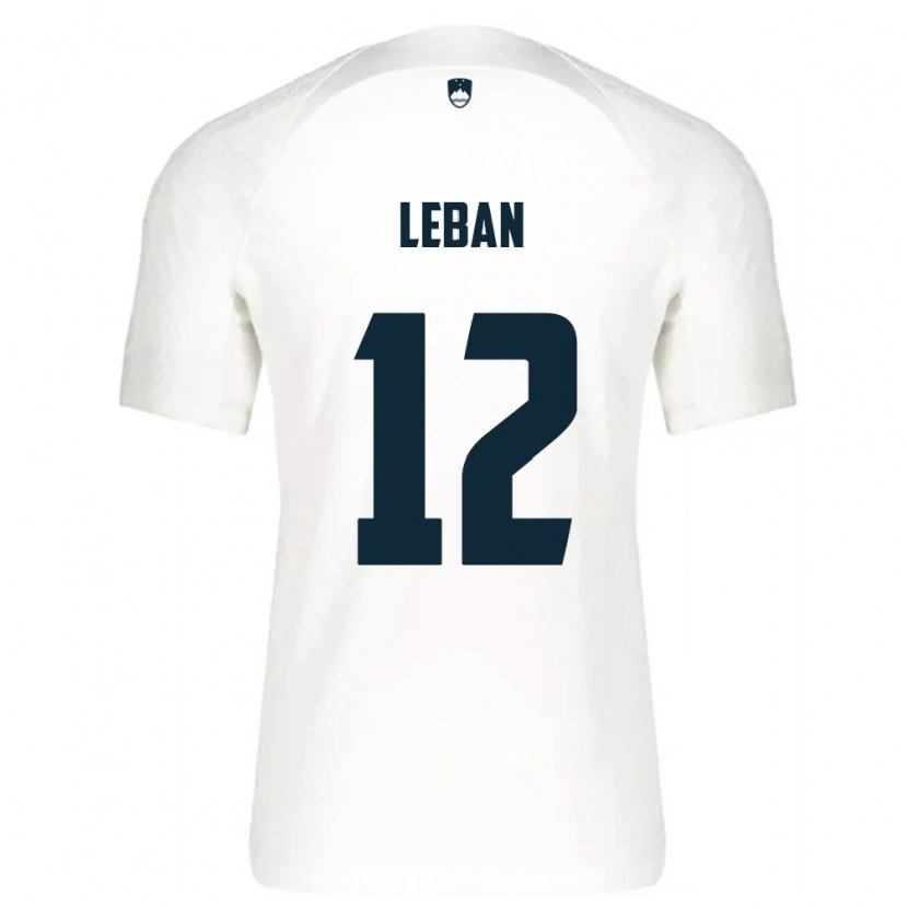 Danxen Men Slovenia Zan-Luk Leban #12 White Blue Home Jersey 26-28 T-Shirt