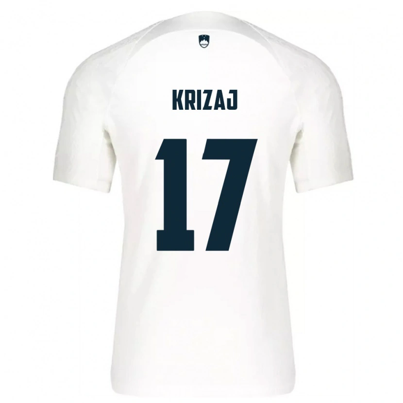 Danxen Men Slovenia Izabela Križaj #17 White Blue Home Jersey 26-28 T-Shirt