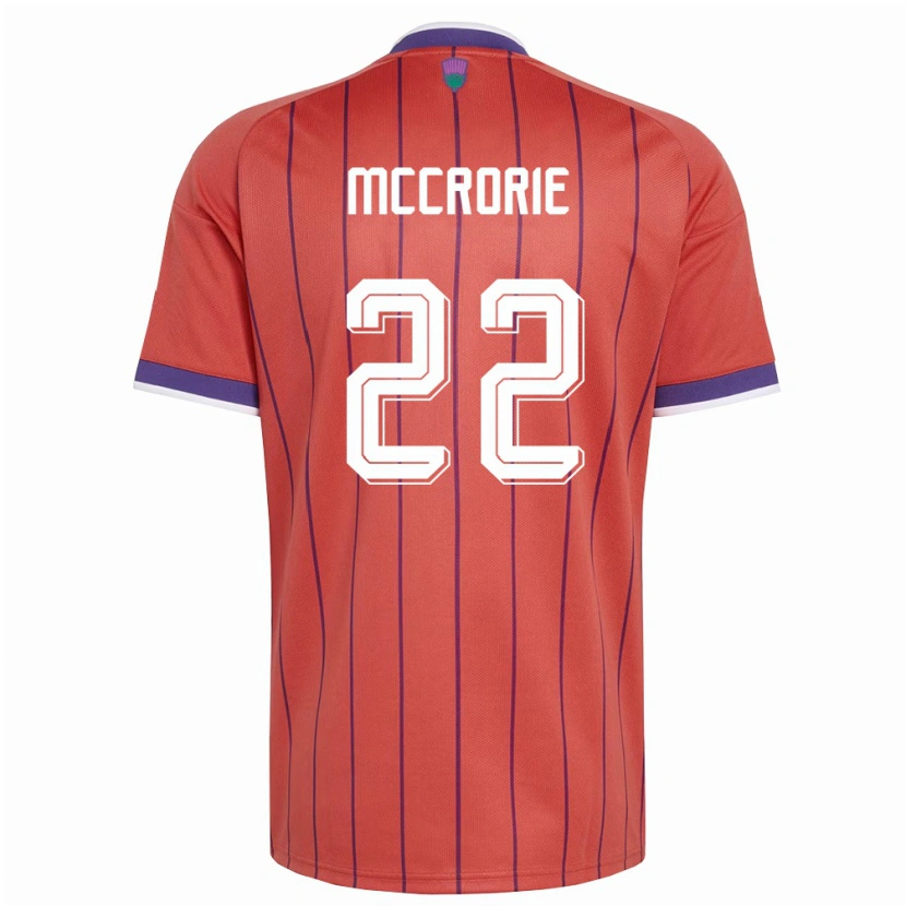 Danxen Men Scotland Ross Mccrorie #22 Orange Purple Away Jersey 26-28 T-Shirt