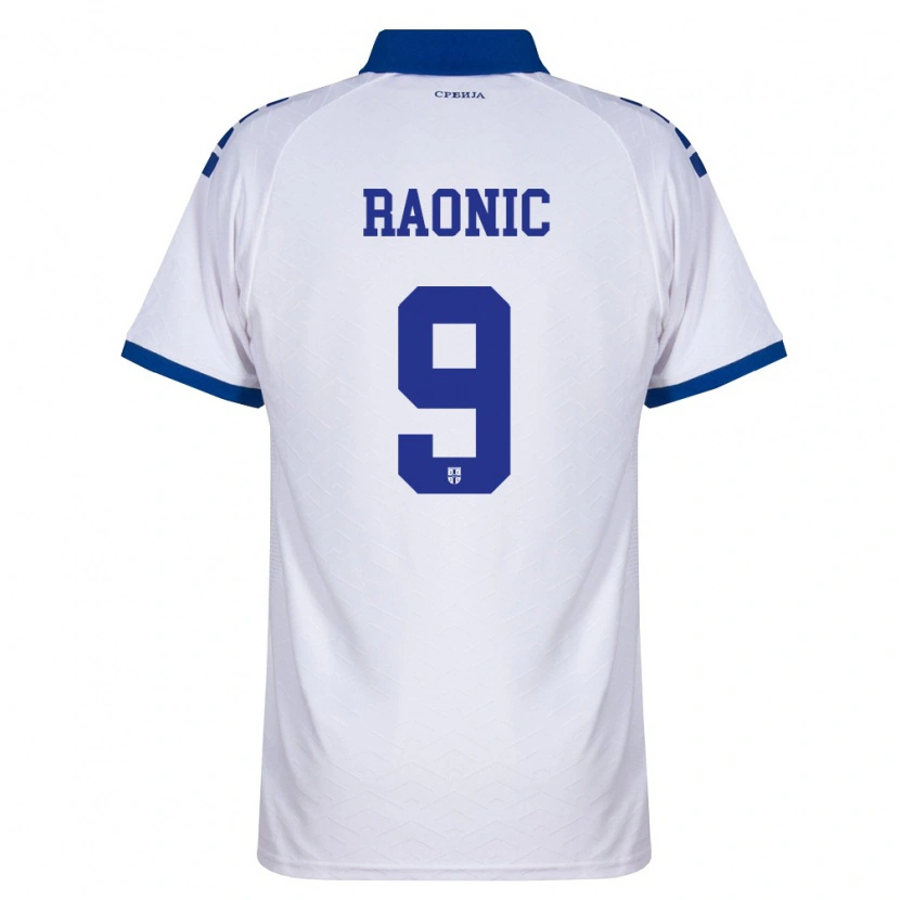 Danxen Men Serbia Sava Raonic #9 Navy White Red Away Jersey 26-28 T-Shirt