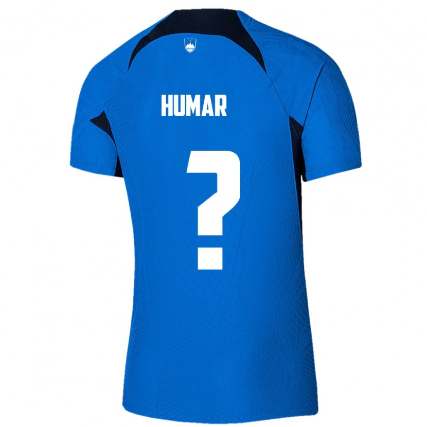 Danxen Men Slovenia Voranc Humar #0 Blue White Away Jersey 26-28 T-Shirt