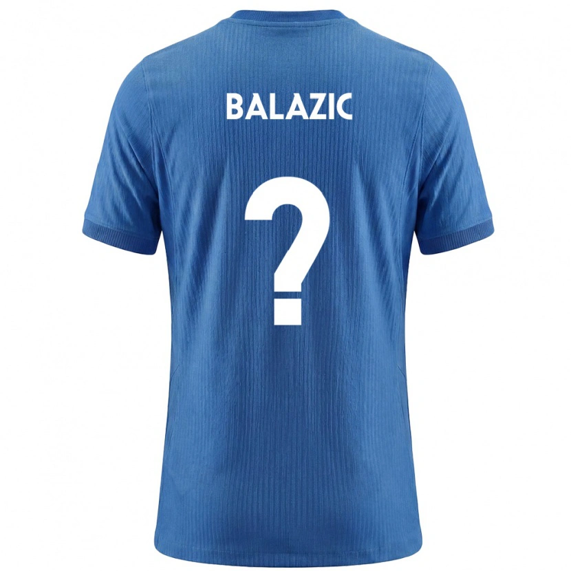 Danxen Men Slovenia Jan Balazic #0 Blue White Away Jersey 26-28 T-Shirt