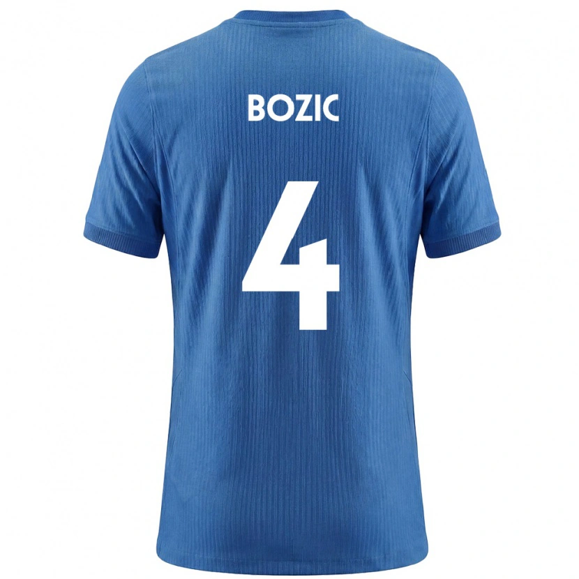 Danxen Men Slovenia Viktor Bozic #4 Blue White Away Jersey 26-28 T-Shirt