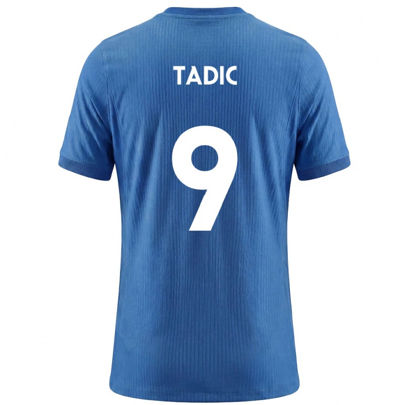 Danxen Men Slovenia Matej Tadic #9 Blue White Away Jersey 26-28 T-Shirt