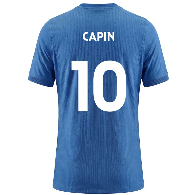 Danxen Men Slovenia Stefan Capin #10 Blue White Away Jersey 26-28 T-Shirt