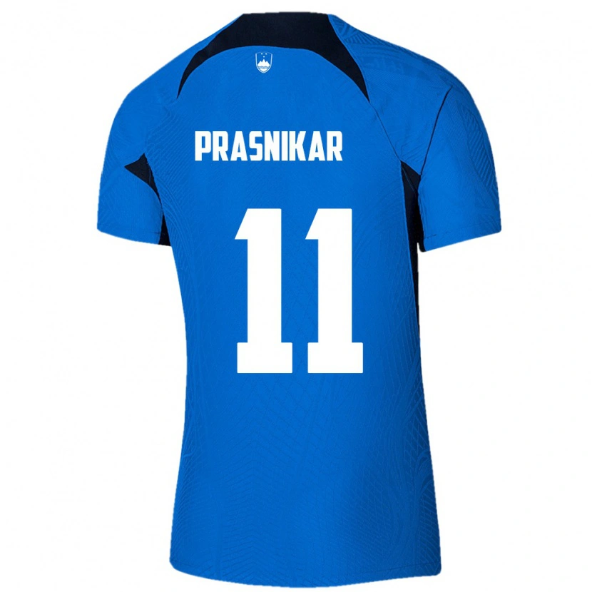 Danxen Men Slovenia Lara Prašnikar #11 Blue White Away Jersey 26-28 T-Shirt