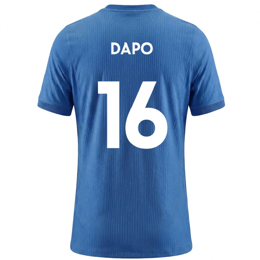 Danxen Men Slovenia Jan Dapo #16 Blue White Away Jersey 26-28 T-Shirt