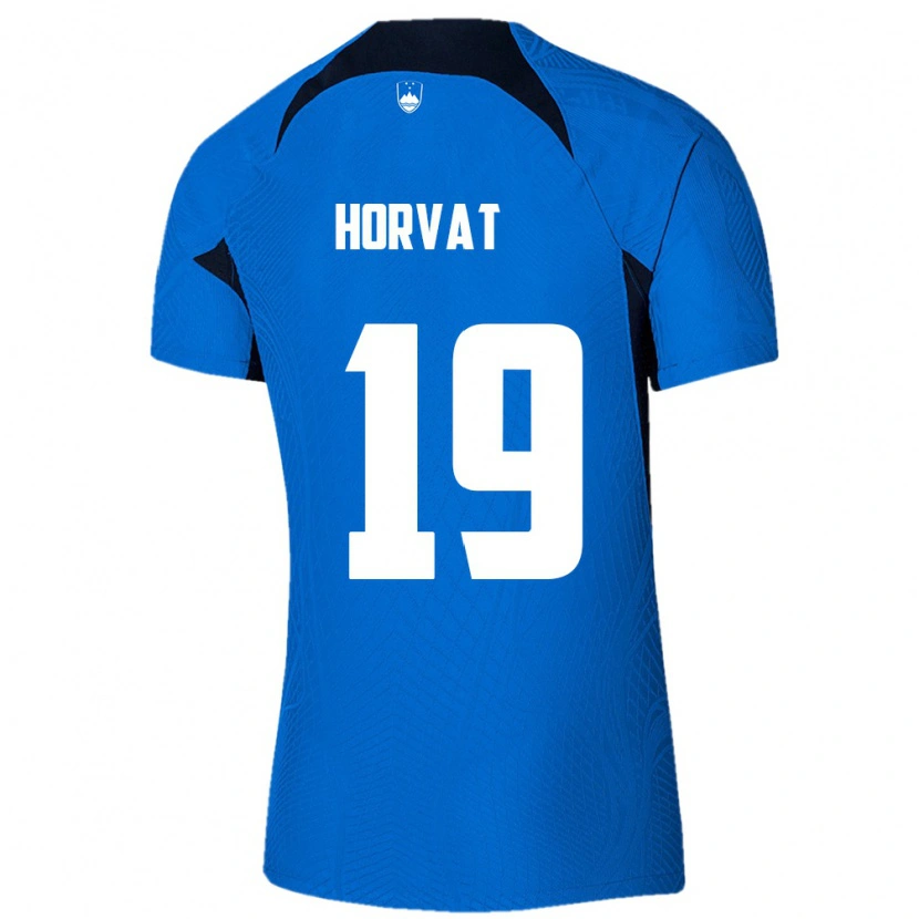 Danxen Men Slovenia Tomi Horvat #19 Blue White Away Jersey 26-28 T-Shirt