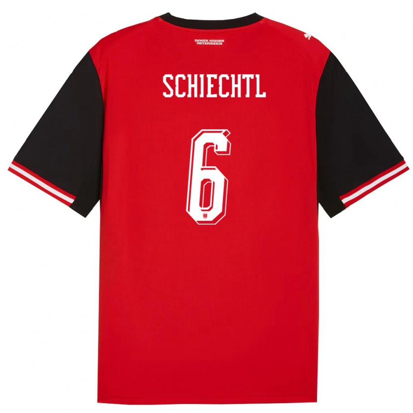 Danxen Women Austria Katharina Schiechtl #6 Black White Home Jersey 26-28 T-Shirt