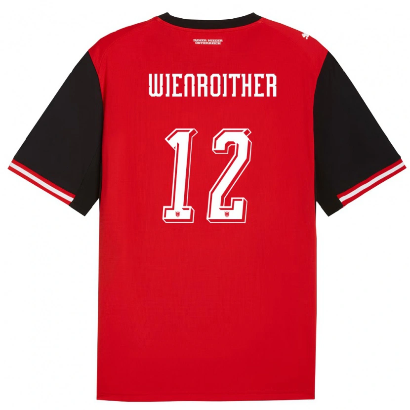 Danxen Women Austria Laura Wienroither #12 Black White Home Jersey 26-28 T-Shirt