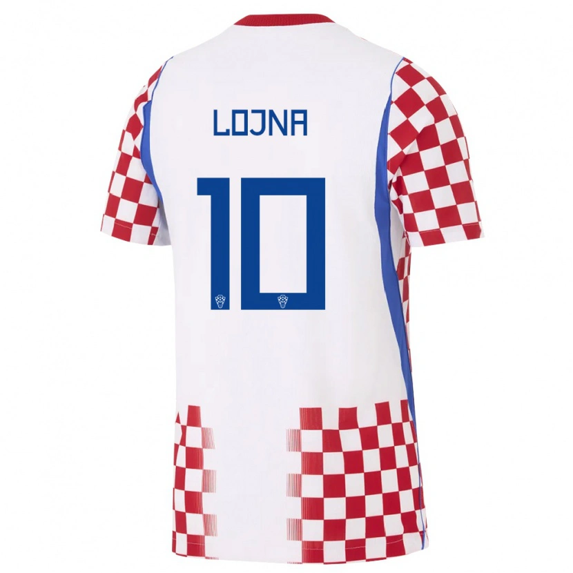 Danxen Women Croatia Izabela Lojna #10 White Red Blue Home Jersey 26-28 T-Shirt