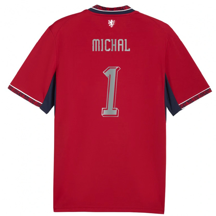 Danxen Women Czech Republic Denis Michal #1 Red White Navy Home Jersey 26-28 T-Shirt