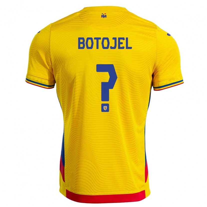 Danxen Women Romania Cristina Botojel #0 Yellow Red Home Jersey 26-28 T-Shirt