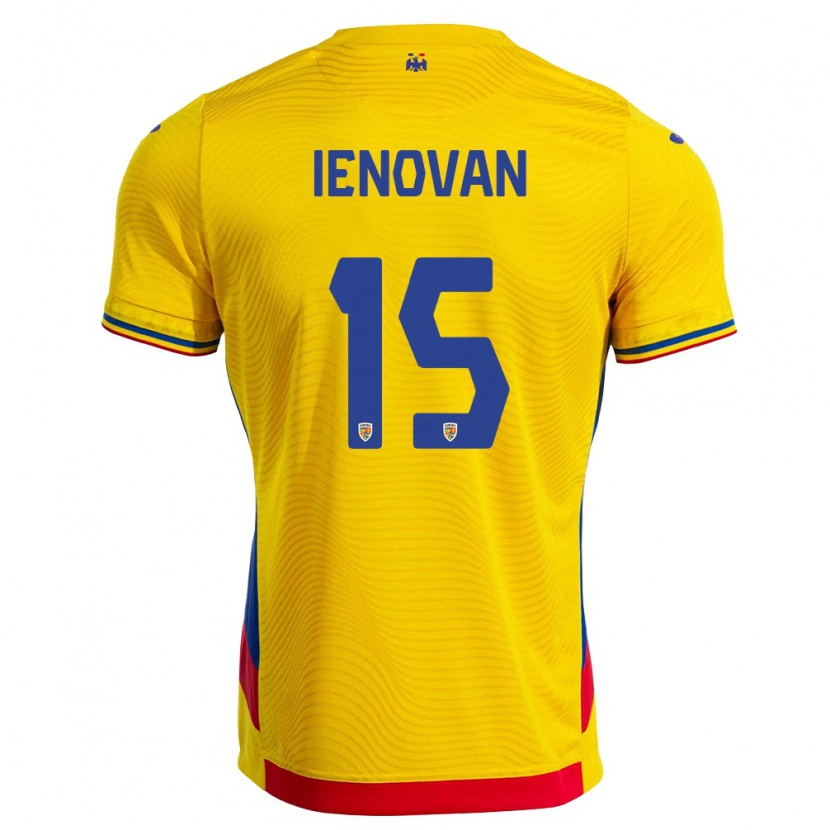Danxen Women Romania Bianca Ienovan #15 Yellow Red Home Jersey 26-28 T-Shirt