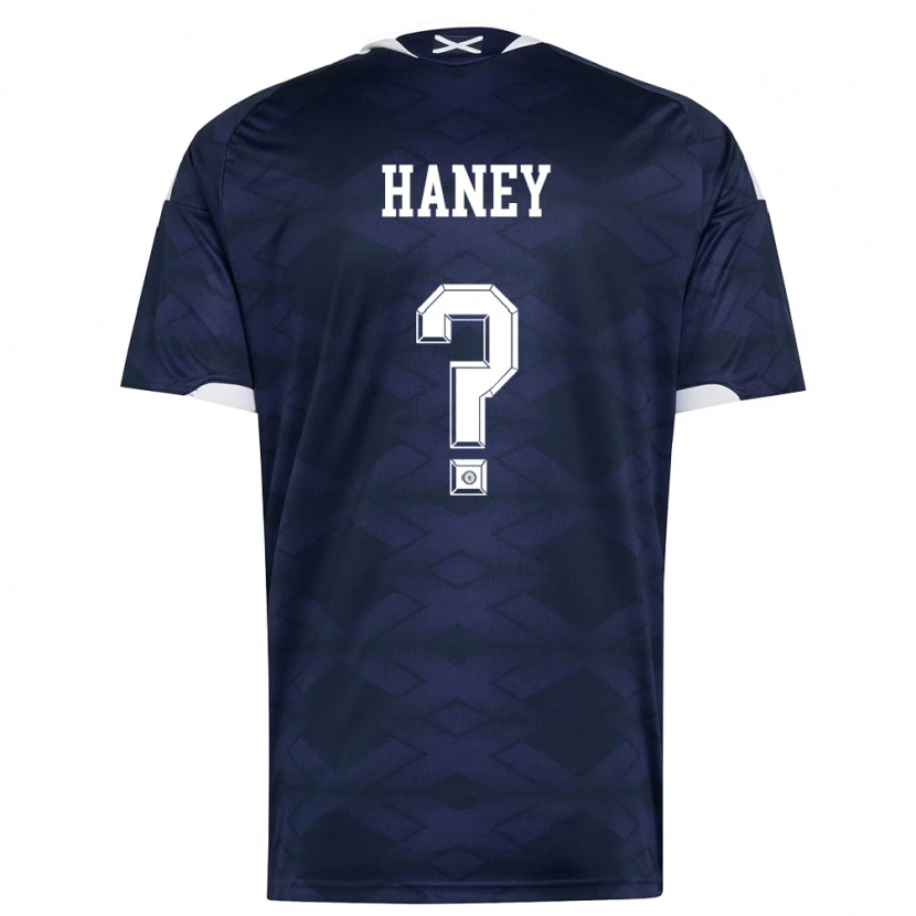 Danxen Women Scotland Joseph Haney #0 Navy White Home Jersey 26-28 T-Shirt